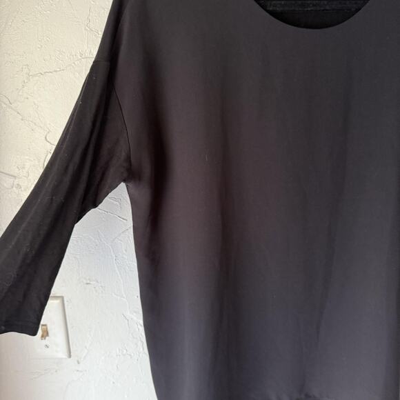 J Jill Wearever Shirt Womens Medium 3/4‎ Sleeve Stretch Pullover Top - Picture 2 of 7